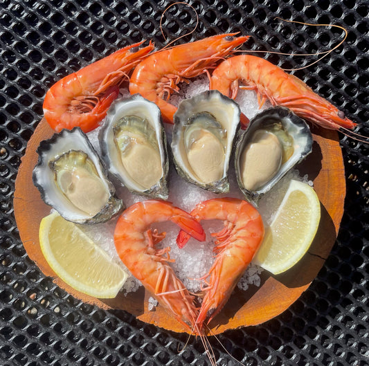 Sydney Rock Oyster & Medium Prawns -